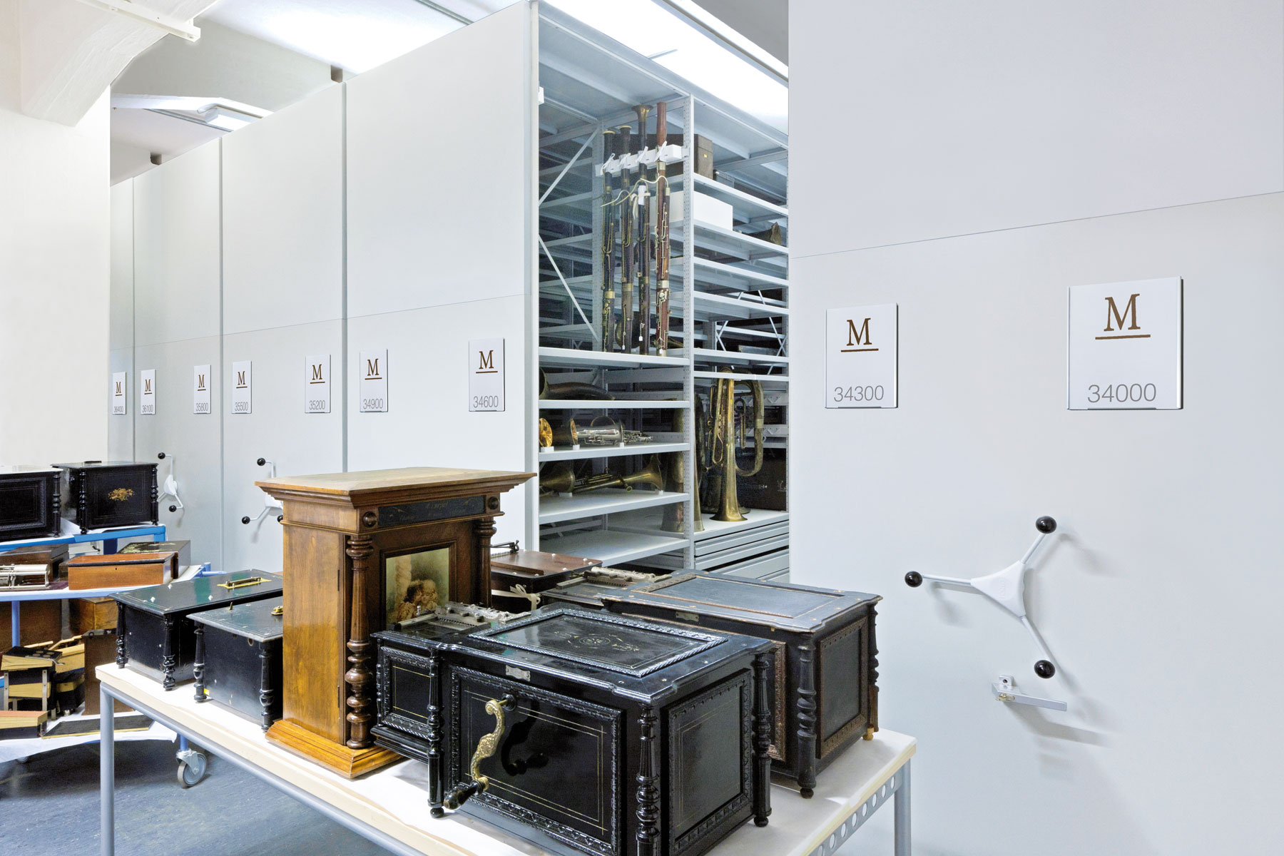 Rayonnages pour musées et galeries